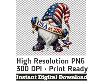 Gnome PNG Sublimation Design, Cute Gnome Clipart, Digital Download, Funny Gnome Shirt Design, Printable PNG, Transparent Background