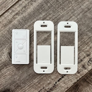 2 Pack - Bulk Wallplate Brackets for Lutron Caseta Pico Remote - 3D Printed