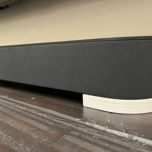 Foot Stand Set for Sonos Beam Soundbar | Various Sizes Available to Elevate Your Soundbar | White