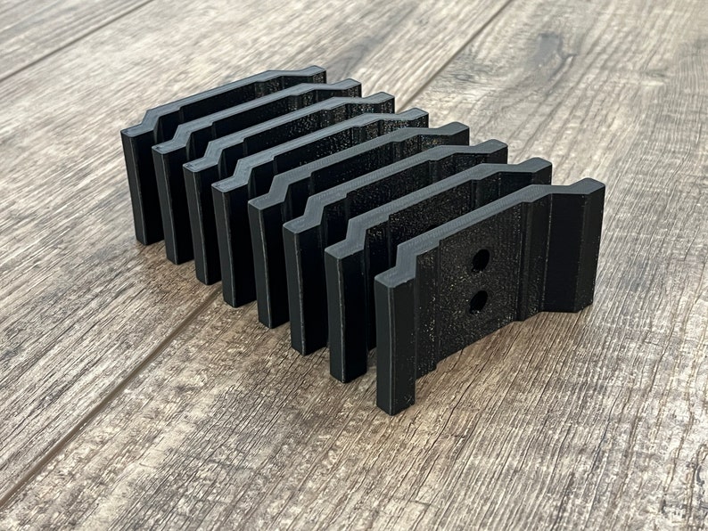 8 Pack - Battery Holder Wall Shelf Mount – Compatible with EGO 56V, Durable Storage Solution image 2