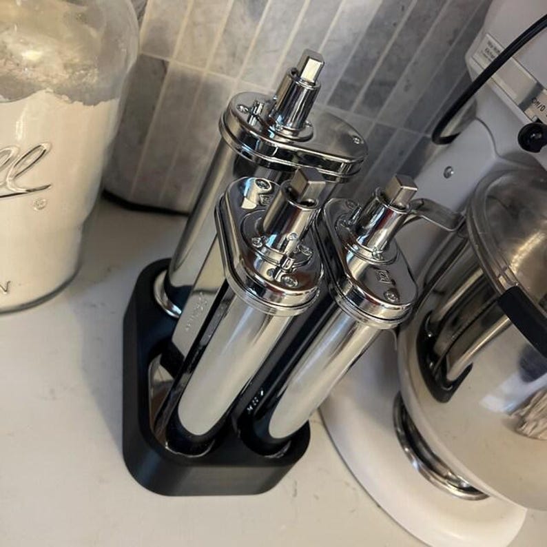 Kitchenaid Storage Assembly Storage Stand for Kitchenaid Mixer Attachments | Pasta Cutter & Roller ...