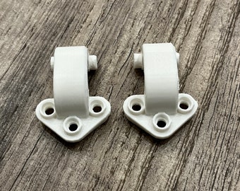Paquete de 2 bisagras de repuesto para la tapa de la aspiradora Roborock, color blanco