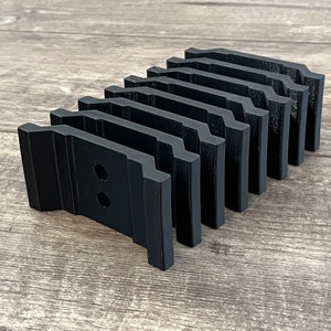 8 Pack - Battery Holder Wall Shelf Mount – Compatible with EGO 56V, 3D Printed, Durable Storage Solution