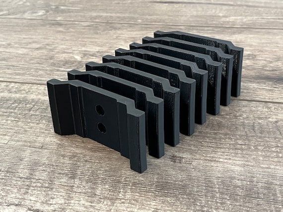 8 Pack - Battery Holder Wall Shelf Mount – Compatible with EGO 56V, Durable Storage Solution