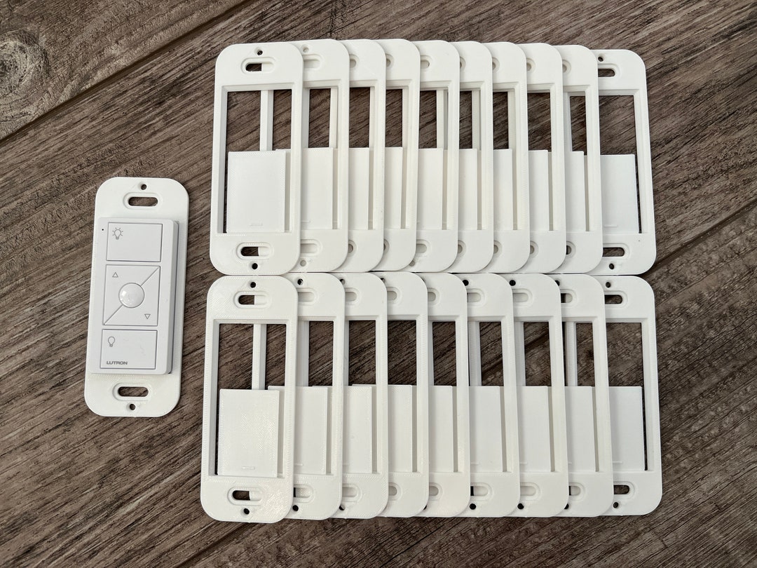 20 Pack Bulk Wallplate Brackets for Lutron Caseta Pico Remote 3D