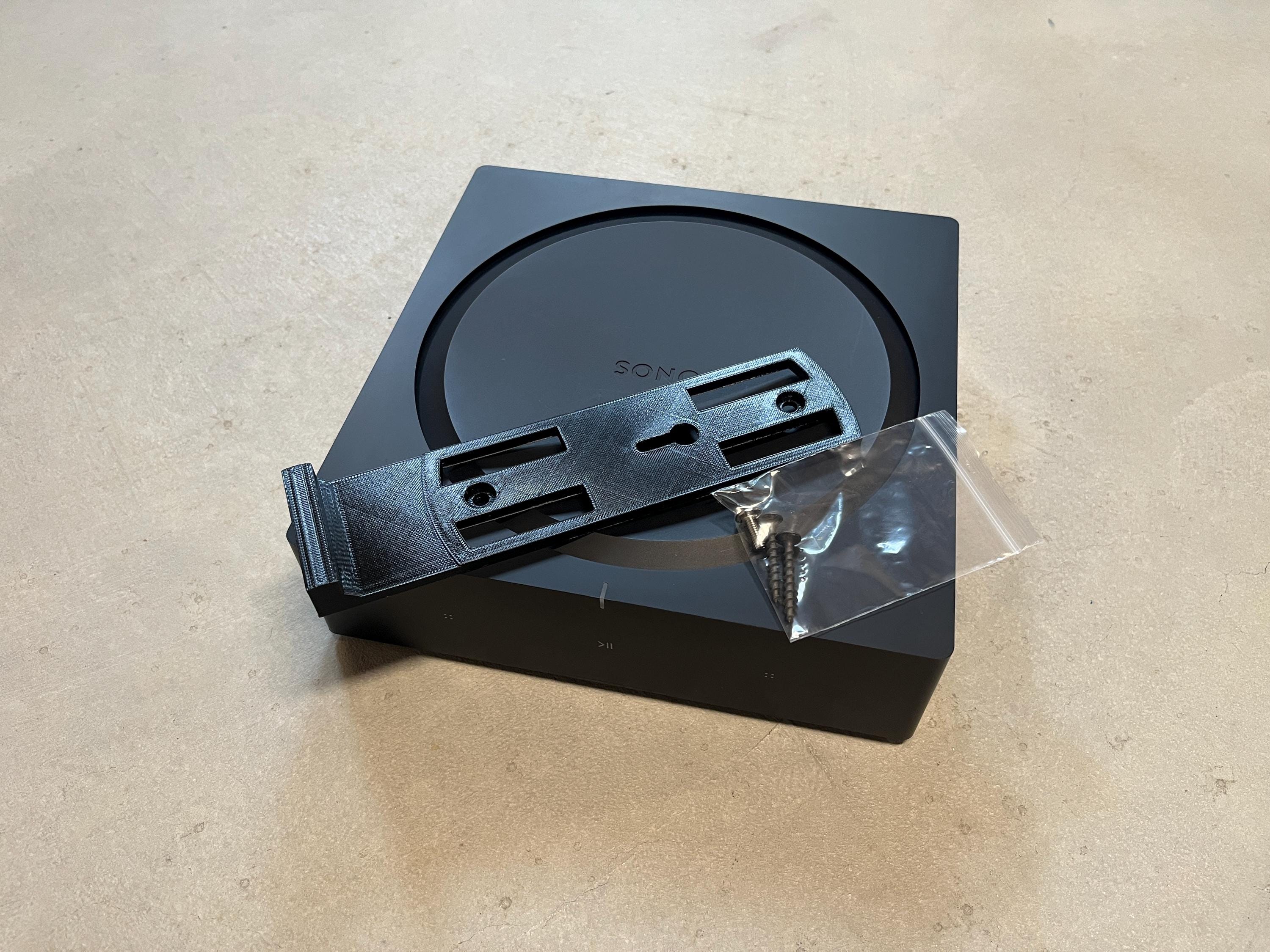 Slim Wall Mount for Sonos Amp | Mounting Bracket for Sonos Amplifier | Adjustable and Secure