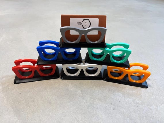 Glasses Business Card Holder | Office Desk Decor | Eye Doctor or Teacher Gift