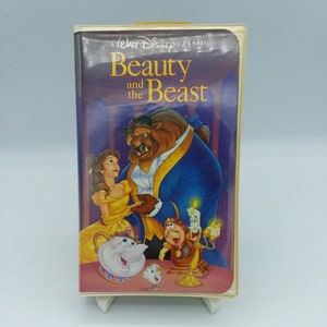 Vintage Walt Disney VHS tape,Beauty and the Beast,Black Diamond,Disney Classics,Walt Disney&#39;s Beauty and the beast,beauty & the beast,movie