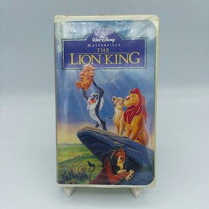Vintage Walt Disney VHS tape,The Lion King,Masterpiece collection,Walt Disney&#39;s the Lion King,simba,nala,lion movie,african animals,classic