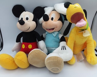 Vintage set of Disney Stuffed animals,Disney Store,Disneyland,DisneyWorld,Disney Plushies,Disney Stuffies,Disney Stuffy,Disney plushy,