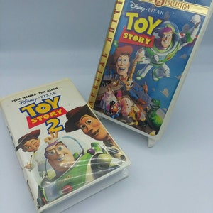 Vintage Walt Disney VHS tape,Toy Story 1 & 2,Disney&#39;s Toy Story,set of 2 movies,pair of toy story movies,you got a friend in me,walt disney