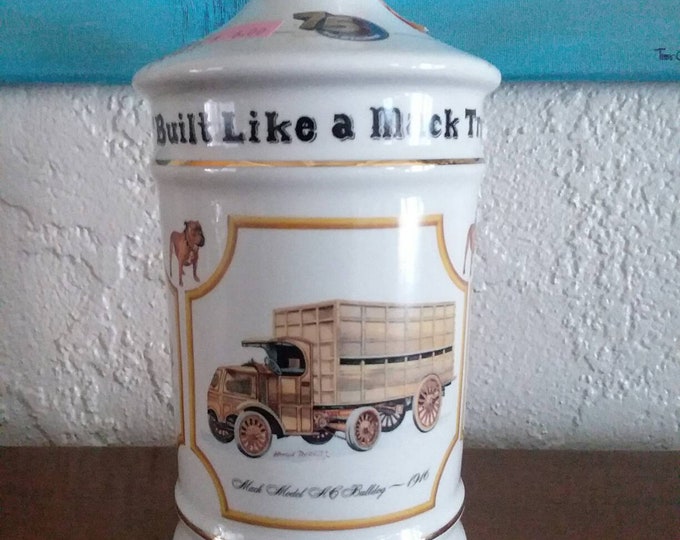Vintage Mack Trucks Decanter,wild Turkey Decanter,whiskey Decanter,1st