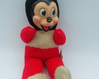 Vintage Mickey Mouse Stuffed Animal,Mickey Mouse Plushy,soft side toy,Mickey Mouse plushie,Mickey Mouse Stuffy,Steamboat willie,Gund plush