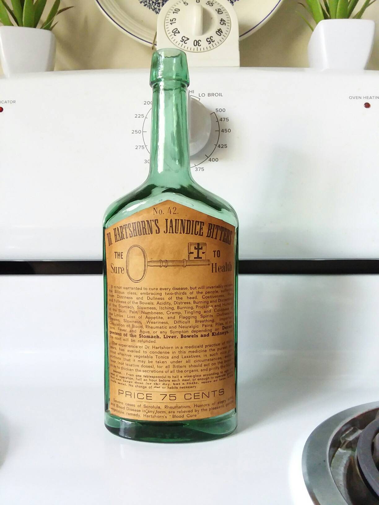 Vintage Dr. Hartshorn's Jaundice Bitters BottleNo. Etsy