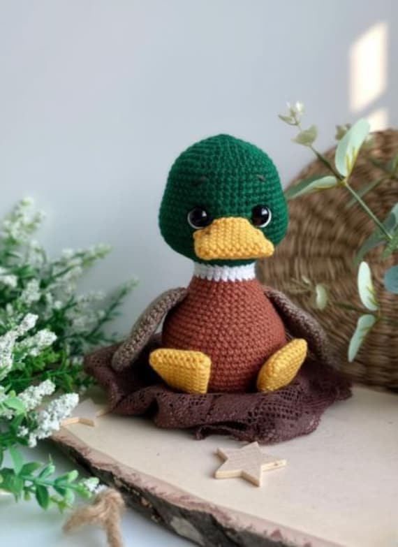 Crochet Duck Pattern PDF, Amigurumi Duckling Tutorial, Cute Baby Duck Toy Pattern, DIY Stuffed Animal Digital Download