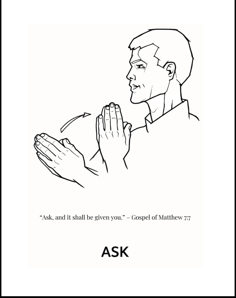ASL Bible Worksheet | Sign Language Scripture Activity (instant ...