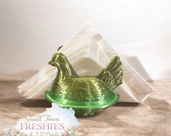 Hen on Nest Napkin Holder