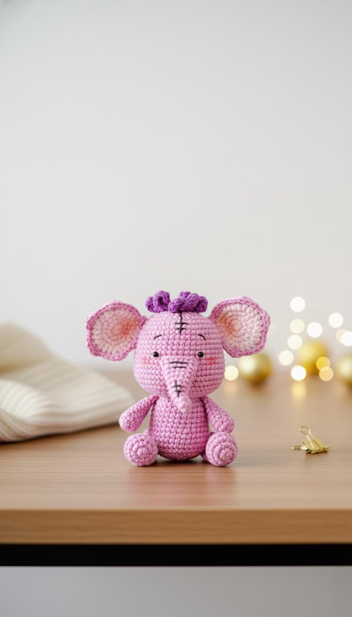 Elephant Amigurumi Crochet Pattern – Beginner Friendly Plush Toy ...
