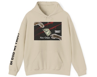 In God We Trust – Graphic Hoodie, Streetwear Money Design Sweatshirt