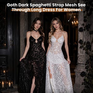 midi goth dress sleeveless lace up v neck V Neck Gothic Dress
