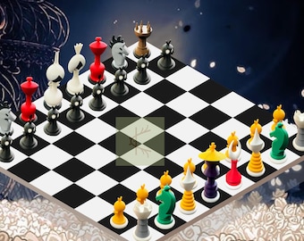 Schaakset Hollow Knight: op Silksong geïnspireerd personage [LIMITED DESIGN]