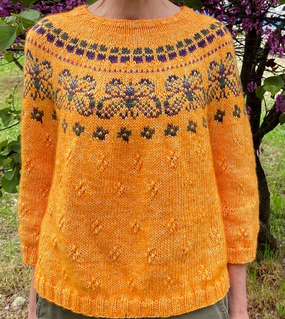 Knitting Sweater Pattern / Butterfly / Woman / (PDF Download) Language ...