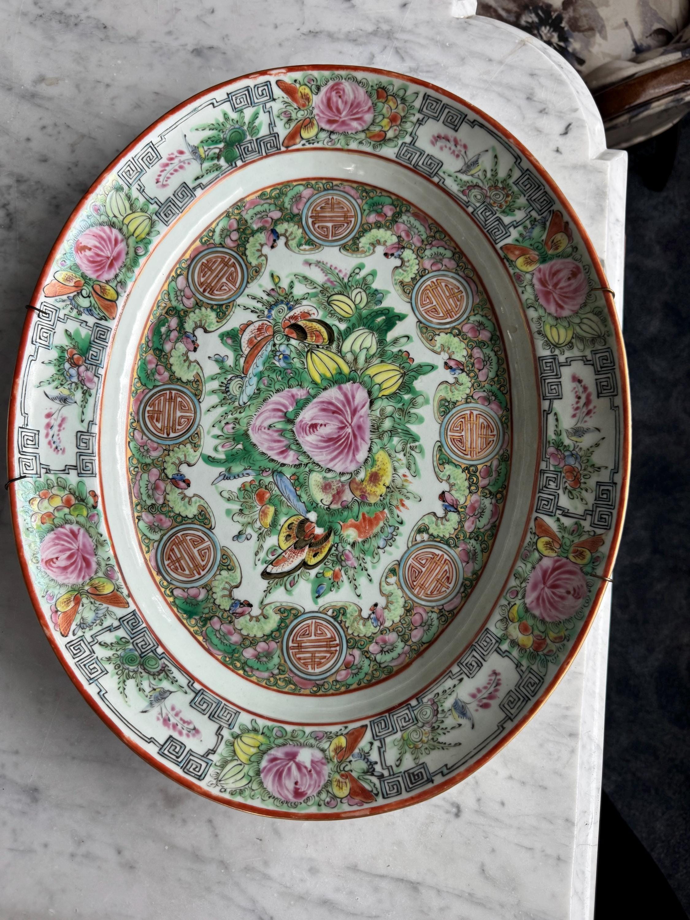 Vintage Rose Platter - Etsy Canada