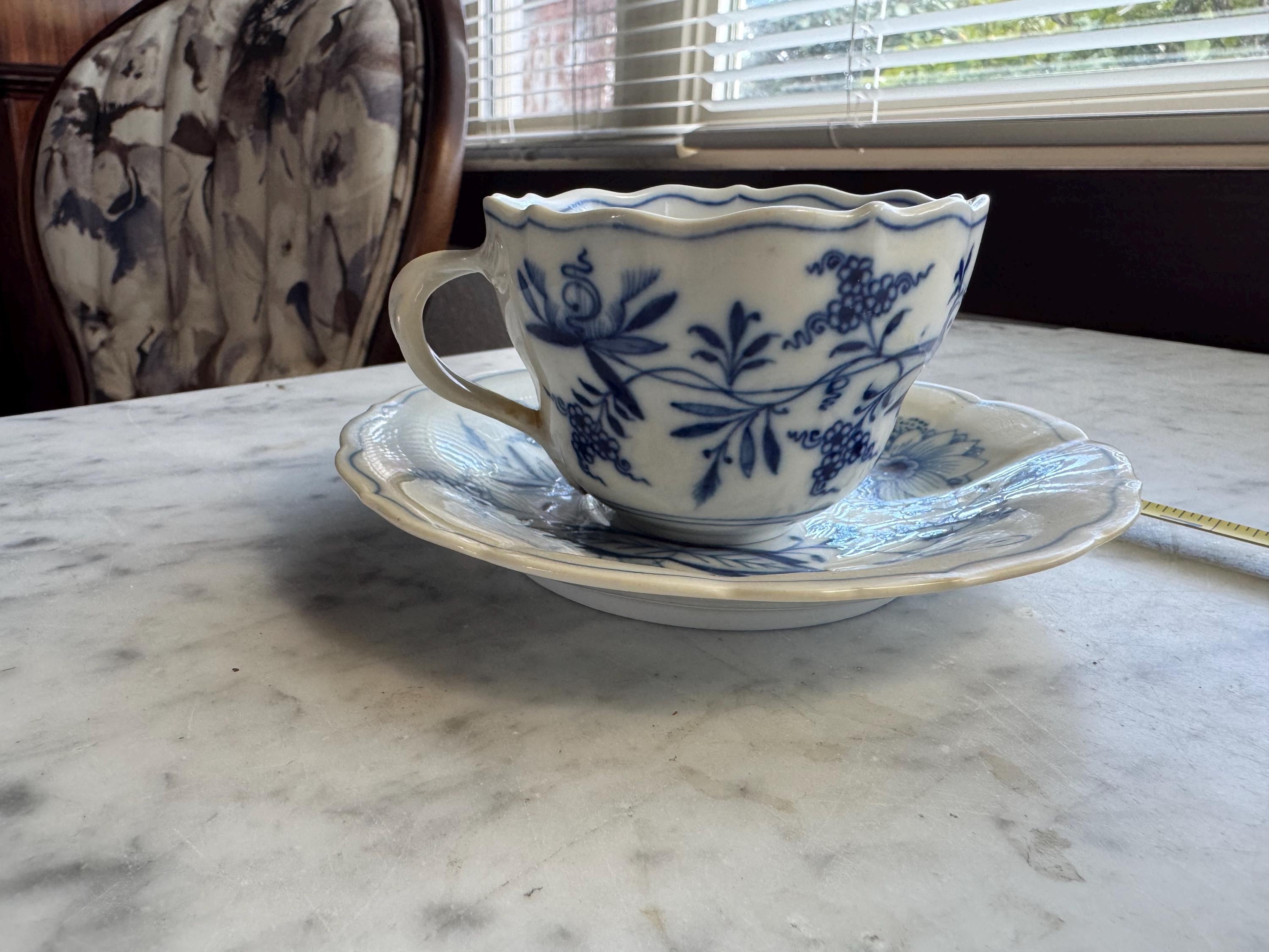 Blue Onion Demitasse - Etsy Ireland