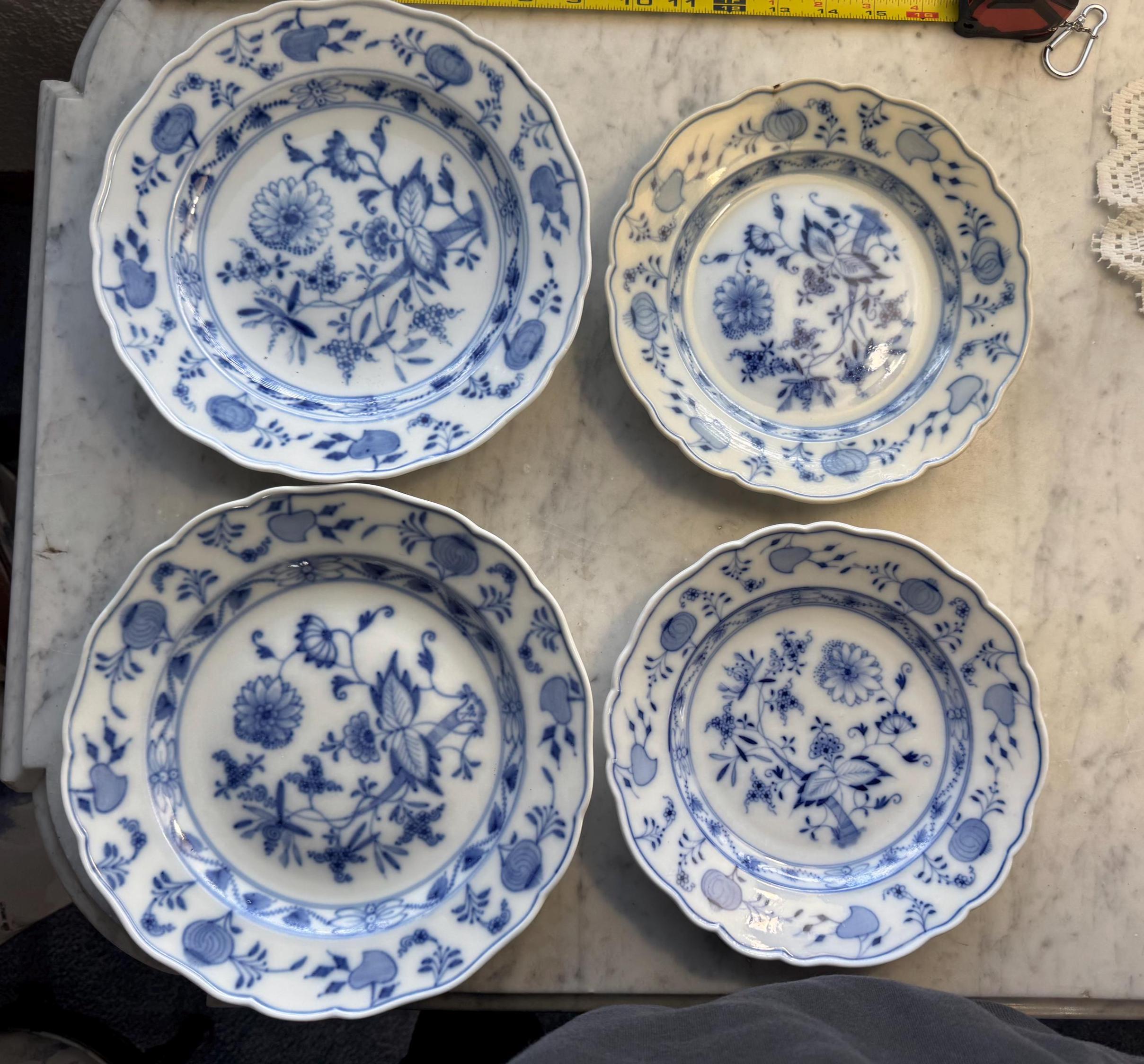 Blue onion dinner plate set - Etsy 日本