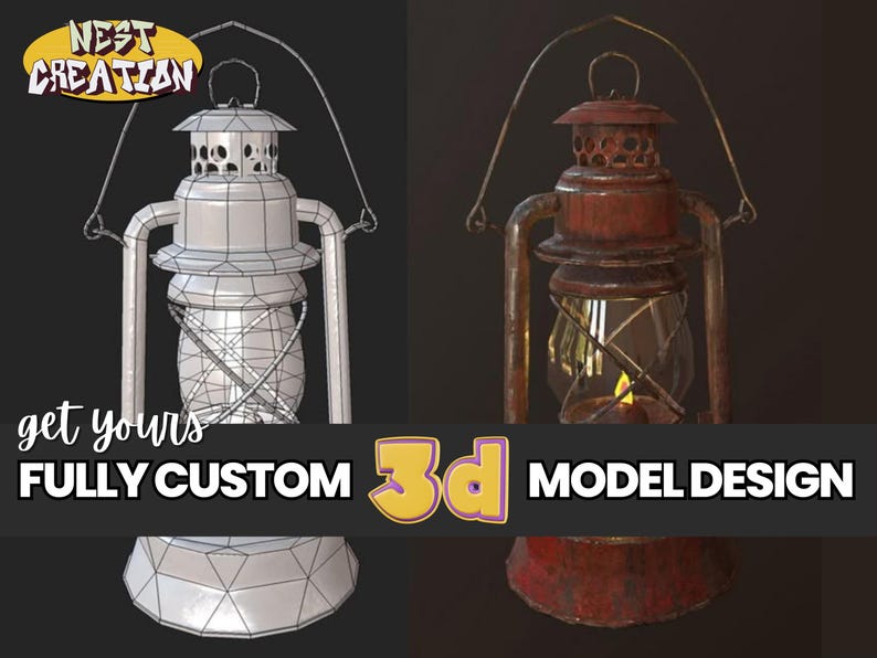 Custom 3D Model Design, STL File for 3D Printing & CNC, High Detail ...