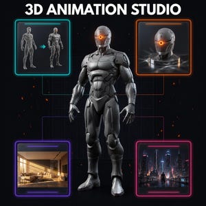 Service d'animation 3D personnalisée | Vidéo d'animation 3D, animation de personnages, animation de produit, graphiques animés 3D, animation CGI