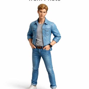 3D Figur vom Foto – Personalisierte Miniature Statue – Kundenspezifische Puppe