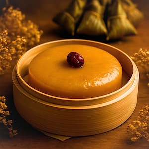 Traditional Chinese Nian Gao (Cake) Recipe | Lunar New Year Cake, Bilingual (PDF + Flipbook)