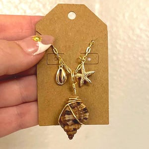 Custom seashell necklaces