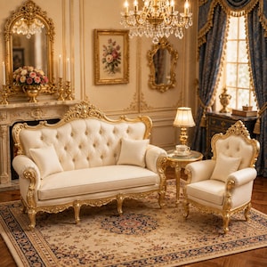 Louis xv sofa - Etsy 日本