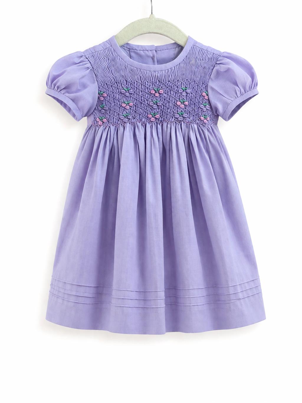 Purple Smock Dress - Etsy