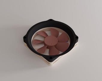 Custom Height 92mm CPU Fan Duct for SFF PC Cases – Direct Airflow Shroud