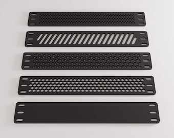1U 10-Inch Rack Blank/Vented Panels