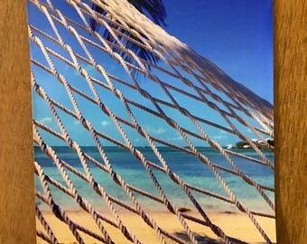 Una hamaca en las Bahamas