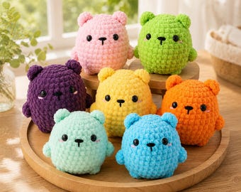 FREE - No Sew Polar Bear Crochet Pattern | Easy Beginner Amigurumi PDF