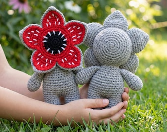 Demogorgon Crochet Pattern | Low-Sew Amigurumi Plushie (PDF Pattern)