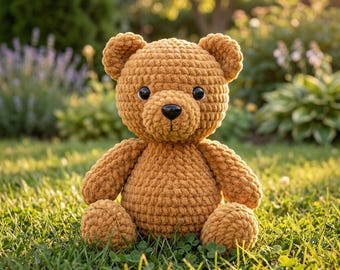 Amigurumi Crochet Teddy Bear Pattern | Beginner Friendly (PDF Pattern)