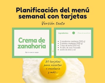 Menúpoly, un set para la planificación del menú semanal en familia – El planificador de menu semanal que se toca, se ve y se hace en familia