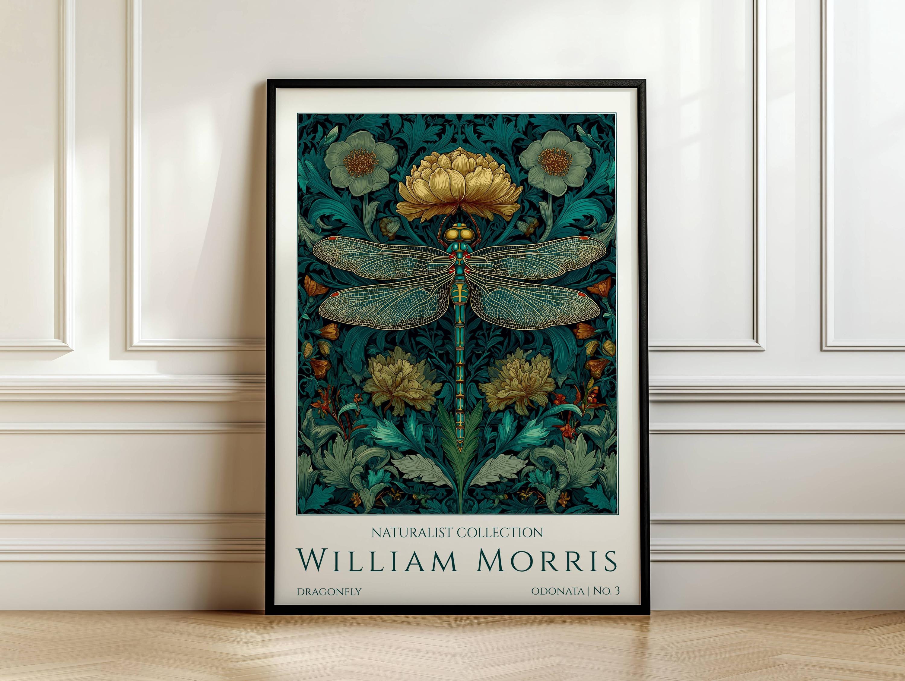 William Roe Insects William Morris Insect Poster Set | Collection of 3 | Bumblebee ...