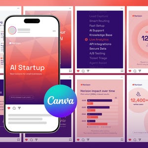 Insta Template für Canva und Affinity