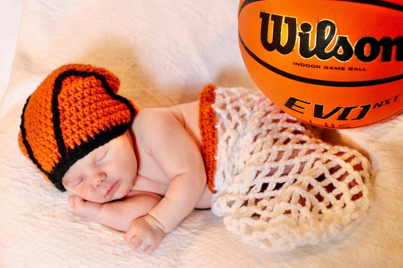 Baby Basketball Hat Baby Boy Baby Girl Basketball Photo Etsy