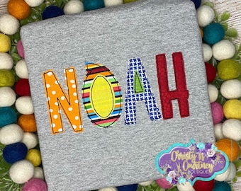 Boy Shirt, Personalized Boy Shirt, Applique Boy Shirt, Monogrammed Boy Shirt, Applique Name Shirt, Personalized Boy Shirt