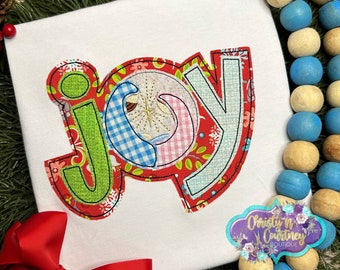Christmas Joy Nativity Shirt , Christmas Appliqué Shirt, Christmas Shirt, Holiday Clothing, Nativity, Christmas Gift,  Joy Nativity Shirt