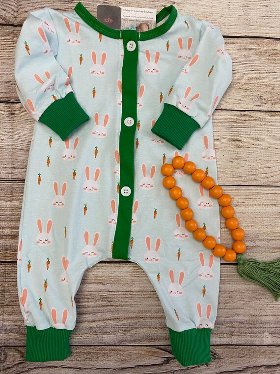Easter Pajamas Butt Flap Pjs Bunny Pjs Personalized Pajamas