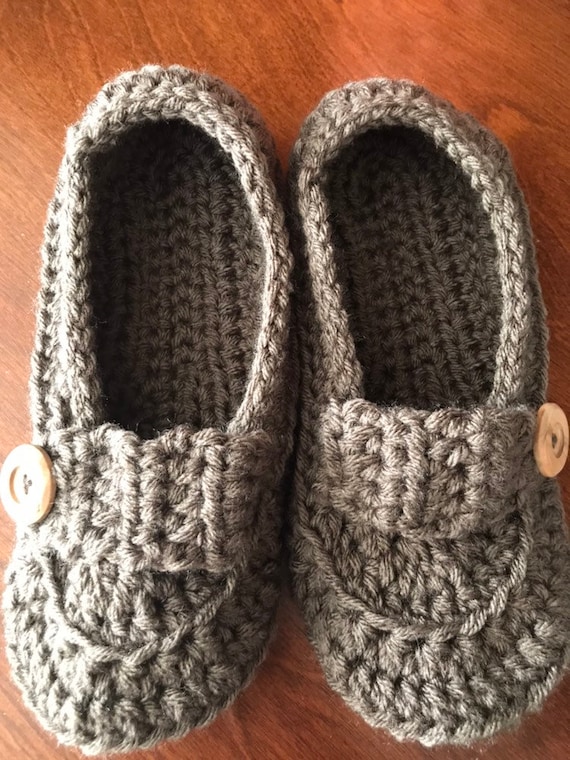 Crochet Loafer Slipper Crochet Women Slippers Adult Crochet Slippers Home Shoes Extra Thick Slippers